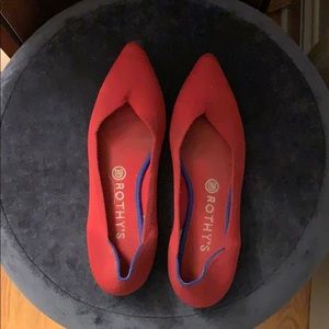 Rothy’s The Point Cherry Red size 9